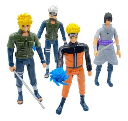 Naruto Uzumaki Action Figures para Crianças, Kakashi, desenho animado de  Sasuke, figurinhas de modelo de anime, brinquedos para meninos