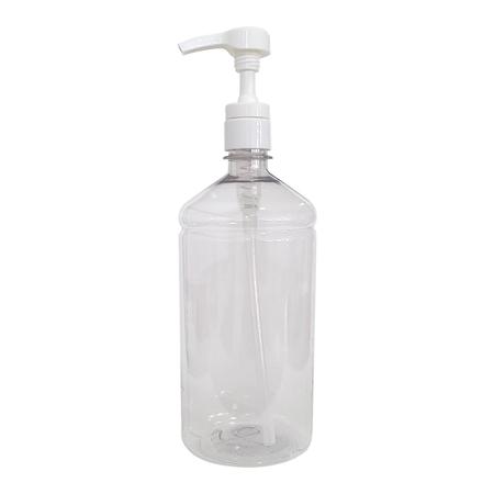 Imagem de 4 Frascos 1000ml Para Álcool Gel Válvula Pump Profissional