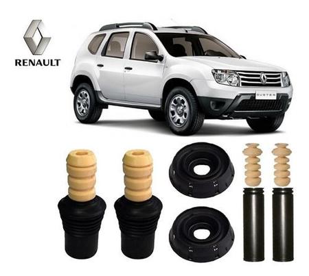 Imagem de 4 Kit Do Amortecedor Dianteiro Traseiro Coxim Batente Renault Duster 4x2 2012 13 14 15 16 17/...