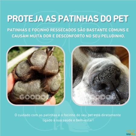 Imagem de 4 Patafix Hidratante Para Patas Focinho de Pet Cães 40g Cada