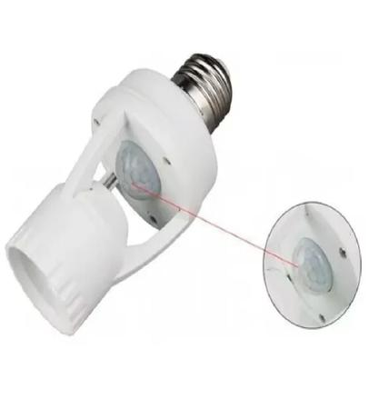 Imagem de 4 Sensor De Presença Para Lâmpada Soquete E27 C/ Fotocélula