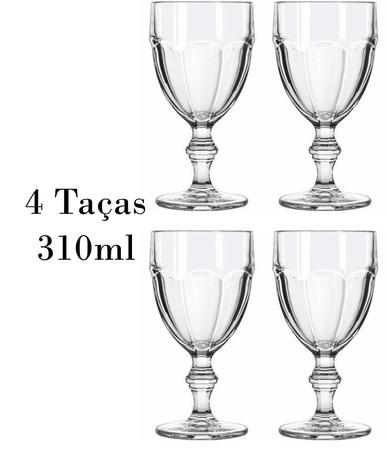 Imagem de 4 Taças de Vinho e Água Country 310ml -  Libbey
