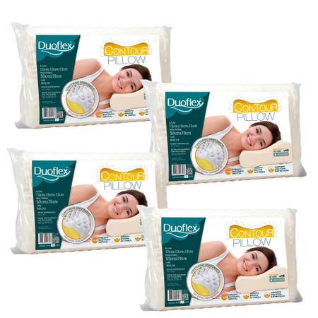 Imagem de 4 Travesseiros para Cervical - Gomos Massageadores
