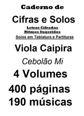 Livro com 209 letras e cifras musicais