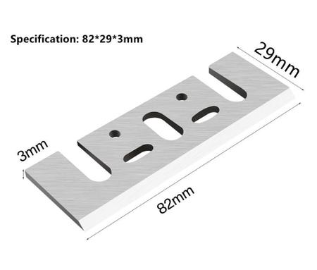 Imagem de 4 X Lâminas Faca 82Mm Corte Plaina Elétrica Pb-92 1900B Hss