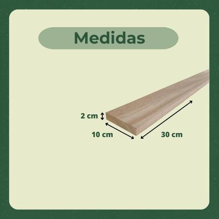 Imagem de 40 Ripas/Sarrafos de 2x10x30 cm Madeira de Pinus