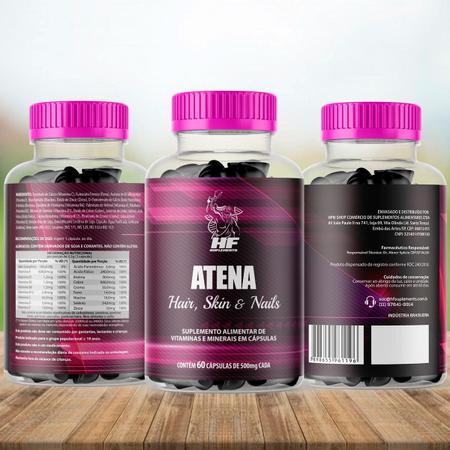 Imagem de 4x atena hair skin nails hf suplements 60caps