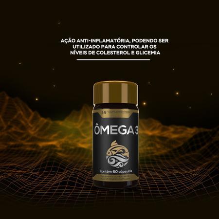 4x omega 3 puro 1400mg 60caps hf suplements - HF SUPLEMENTOS Imagem de 4x omega 3 puro 1400mg 60caps hf suplements