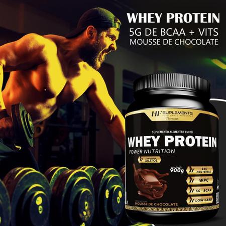 Imagem de 4X Whey Protein Power Nutrition Chocolate Hf Suplementos