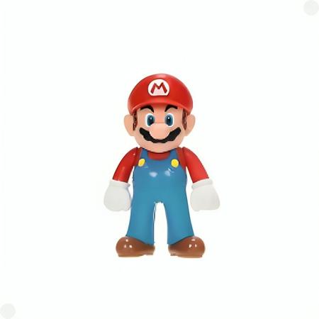 Imagem de 5 Bonecos Colecionáveis Super Mario Toad Luigi Mario Toadette Nabbit 004269 - Sunny