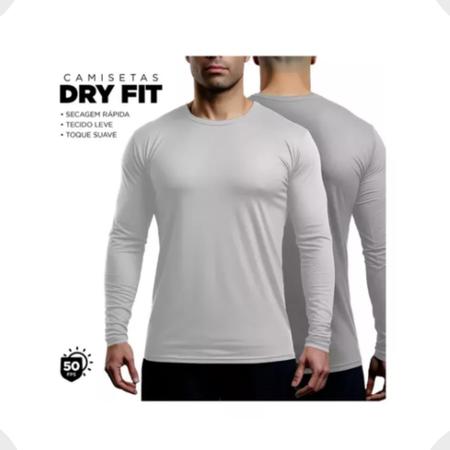 Imagem de 5 Camisas Camiseta Proteção Termica Uv Segunda Pele Dry Fit