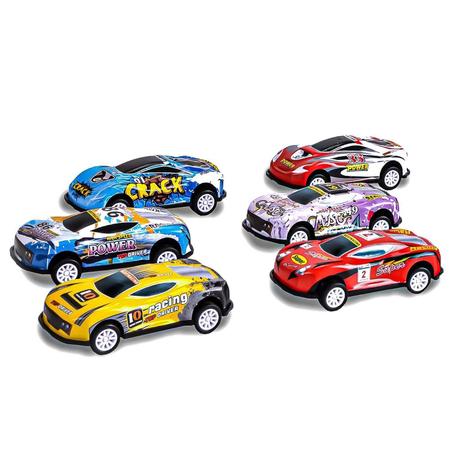 Imagem de 5 Carrinhos Racing Club Metal Com Fricção - Zoop Toys