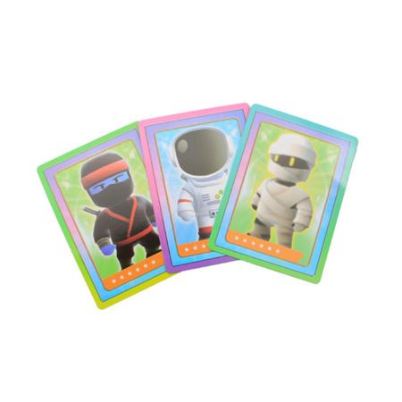 5 Pacotes De Stumble Guys Boneco + Cards - Norris Shop - Broche