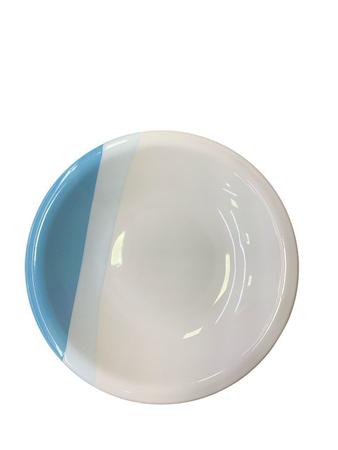Imagem de 5 Pratos De Cerâmica Fundo Refeição Linha Atual Azul