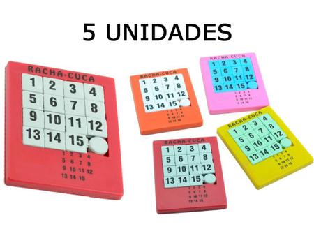 1 UNIDADES racha cuca quebra cabeça NUMEROS diversão