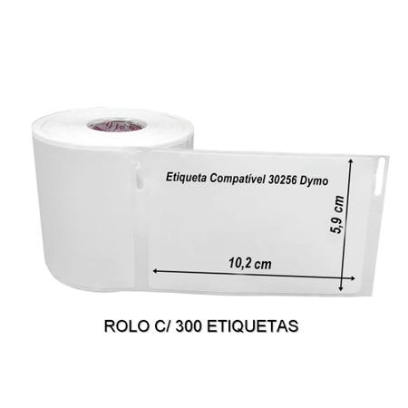 Imagem de 5 Rolos Etiqueta 30256 - Para Impressora Label Writer 450 Dymo