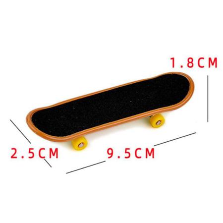 2 Skate De Dedo Brinquedo Infantil Divertido Truck Lixa