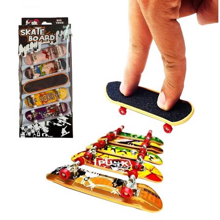 Pista Rampa para Skate Dedo 5 mini Skate de dedo fingerboard
