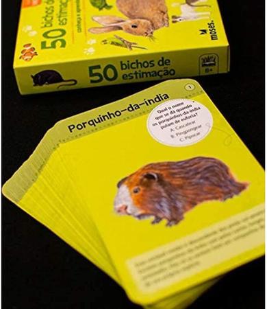 Jogo de Cartas 50 Bichos de estimação Galapagos - Jogos de Cartas -  Magazine Luiza