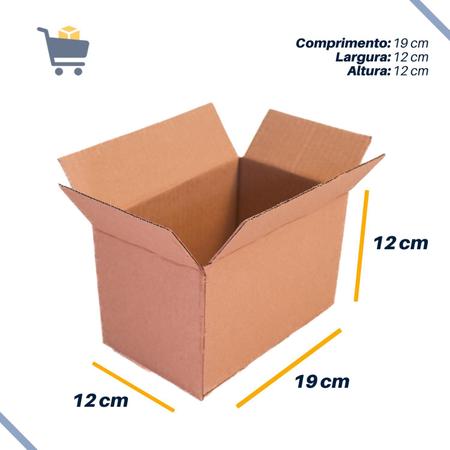 Imagem de 50 Caixas De Papelão 19x12x12 Para Envio, Sedex, Pac, Oferta