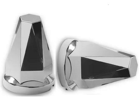 50 Capa De Porca Cromada Diamante 32/33mm - TOP-AR Imagem de 50 Capa De Porca Cromada Diamante 32/33mm