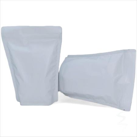 50 Embalagens Sacos Stand Up Pouch Branco Fosco Fecho Zip 17x23 - SANDRA EMBALAGENS Imagem de 50 Embalagens Sacos Stand Up Pouch Branco Fosco Fecho Zip 17x23