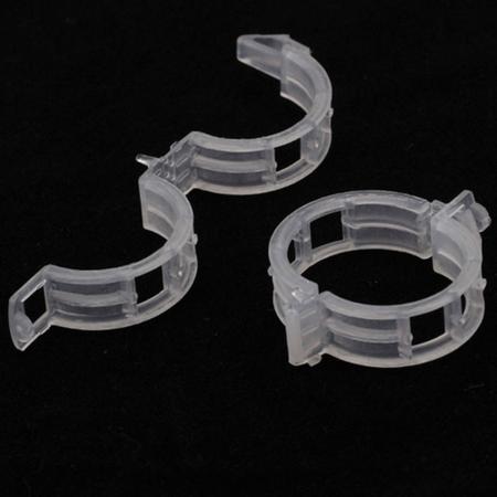 50 Grampos Clip Prendedor Amarra Plantas De Plástico Branco - stuff Imagem de 50 Grampos Clip Prendedor Amarra Plantas De Plástico Branco