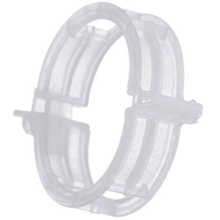 50 Grampos Clip Prendedor Amarra Plantas De Plástico Branco - stuff Imagem de 50 Grampos Clip Prendedor Amarra Plantas De Plástico Branco