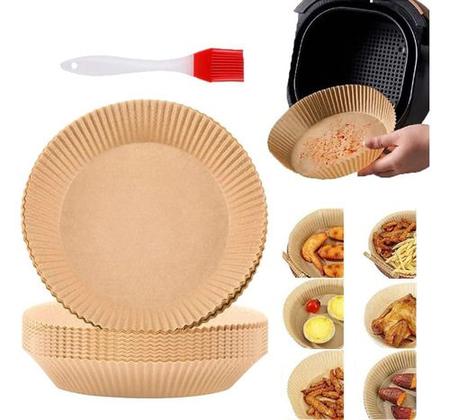 50 Papel Descartável Air Fryer Forro Antiaderente Refil - Cascavel Importadora Imagem de 50 Papel Descartável Air Fryer Forro Antiaderente Refil