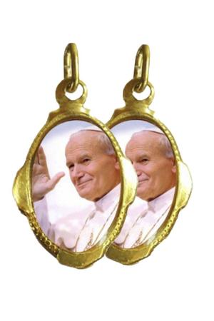 Imagem de 500 Medalha São João Paulo II - 1X2 cm