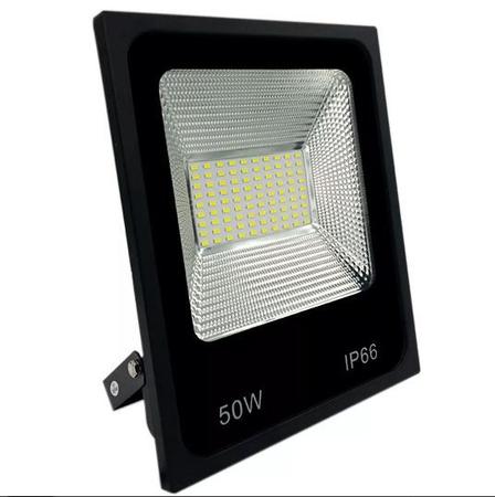 Imagem de 50w Refletor Led Holofote Bivolt Prova D'água Branco Frio