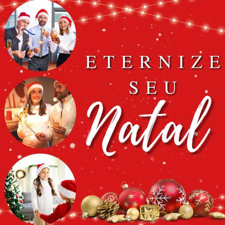 Imagem de 50x Gorro Touca Natal Noel Cetim Luxo Papai Mamãe Natalino