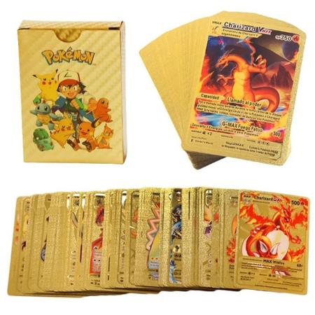 Cartas Pokémon Douradas Vmax e GX em Inglês ou Espanhol 54 unidades –  greengoo