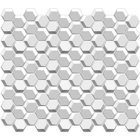 Imagem de 55 Placas Revestimento 3D PREMIUM para Parede (10m²) Premierdecor - HEXAGON