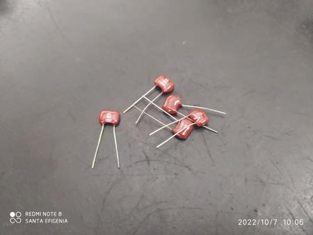 Imagem de 5x Capacitor Mica Prata 62pf/100v 5% Icl