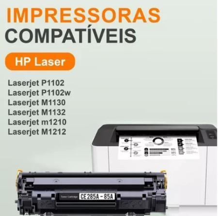 Imagem de 5x Ce285a 85a 435 436 P1102W M1132 M1210 M1212 Toner Compatível CE285A P1005