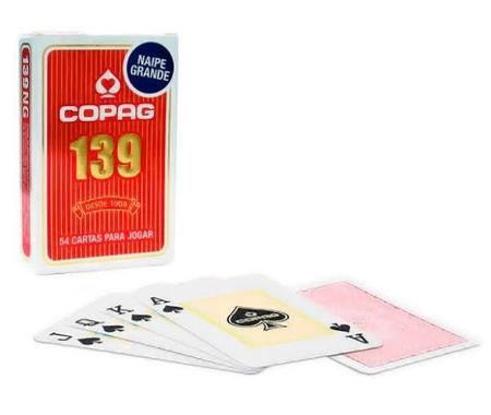 Jogo de Cartas - Baralho para Jogar 139 - Tradicional - Vermelho - Copag -  Baralho - Magazine Luiza