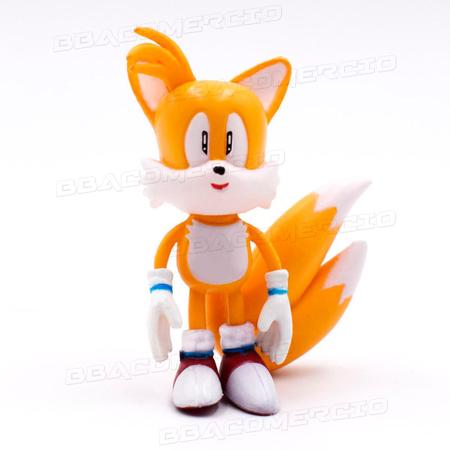 SONIC Coleção Action Figure com 6 Bonecos do Mercado Livre Super Sonic  Metal Sonic Amy Knuckles Tail 