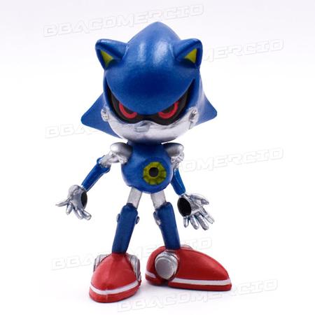 6 BONECOS do SONIC THE HEDGEHOG - (SONIC, SUPER SONIC, METAL SONIC, SONIC  LOBO, KNUCKLES) 