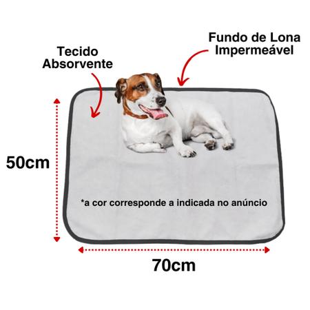 Imagem de 6 Caminhas para Cães e Gatos Dobrável 200 Lavagens 70x50 Cores Sortidas  Quality