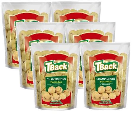 6 Cogumelo Champignon Fatiado Em Conserva Tback Sachê 100g - Milho em  Conserva - Magazine Luiza