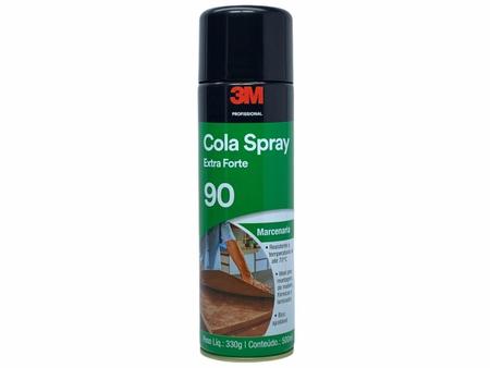 Imagem de 6 Cola Spray 90 Extra Forte 3M Madeira Fórmicas E Laminados