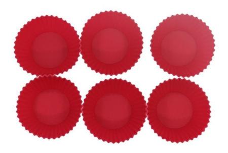 Imagem de 6 Forminhas Para Cupcake Bolinho Muffins Empadas
