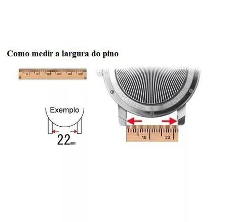 Imagem de 6 Pinos para Pulseira Relógio 20mm Fino 1,5mm de Espessura