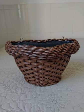 6 Vaso De Parede Floreira Com Gancho 28 X 20 Cm Grande - NA - Decoração Rústica Imagem de 6 Vaso De Parede Floreira Com Gancho 28 X 20 Cm Grande