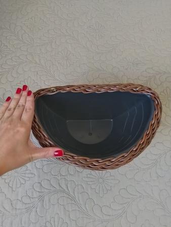 6 Vaso De Parede Floreira Com Gancho 28 X 20 Cm Grande - NA - Decoração Rústica Imagem de 6 Vaso De Parede Floreira Com Gancho 28 X 20 Cm Grande