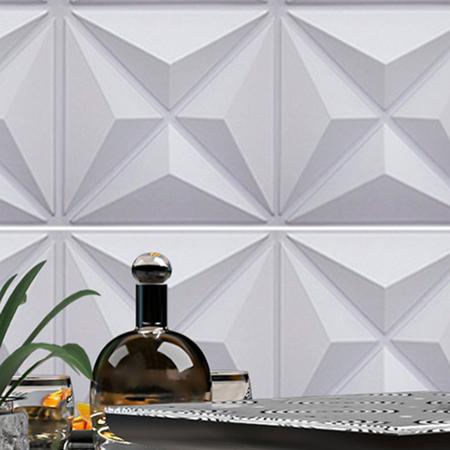Imagem de 60 Placas PVC 3d Revestimento de Parede Decorativa Estrelar Alto relevo Quarto Sala Cozinha 25cm x 25cm