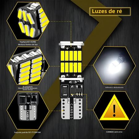 Imagem de 6000k T10 W5w Led Canbus Luzes De Carro 2/6/10/20/30 Peças Sem Erros 26smd Lâmpadas Traseiras