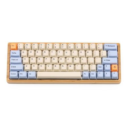 Imagem de 64 Key OEM Profile Dye-sub PBT Keycaps Keycap Set para tecla