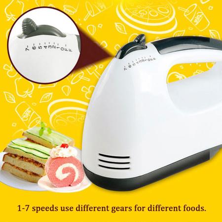 Imagem de 7 controle de velocidade mão mini misturador liquidificador alimentos multifuncional processador alimentos cozinha mini 